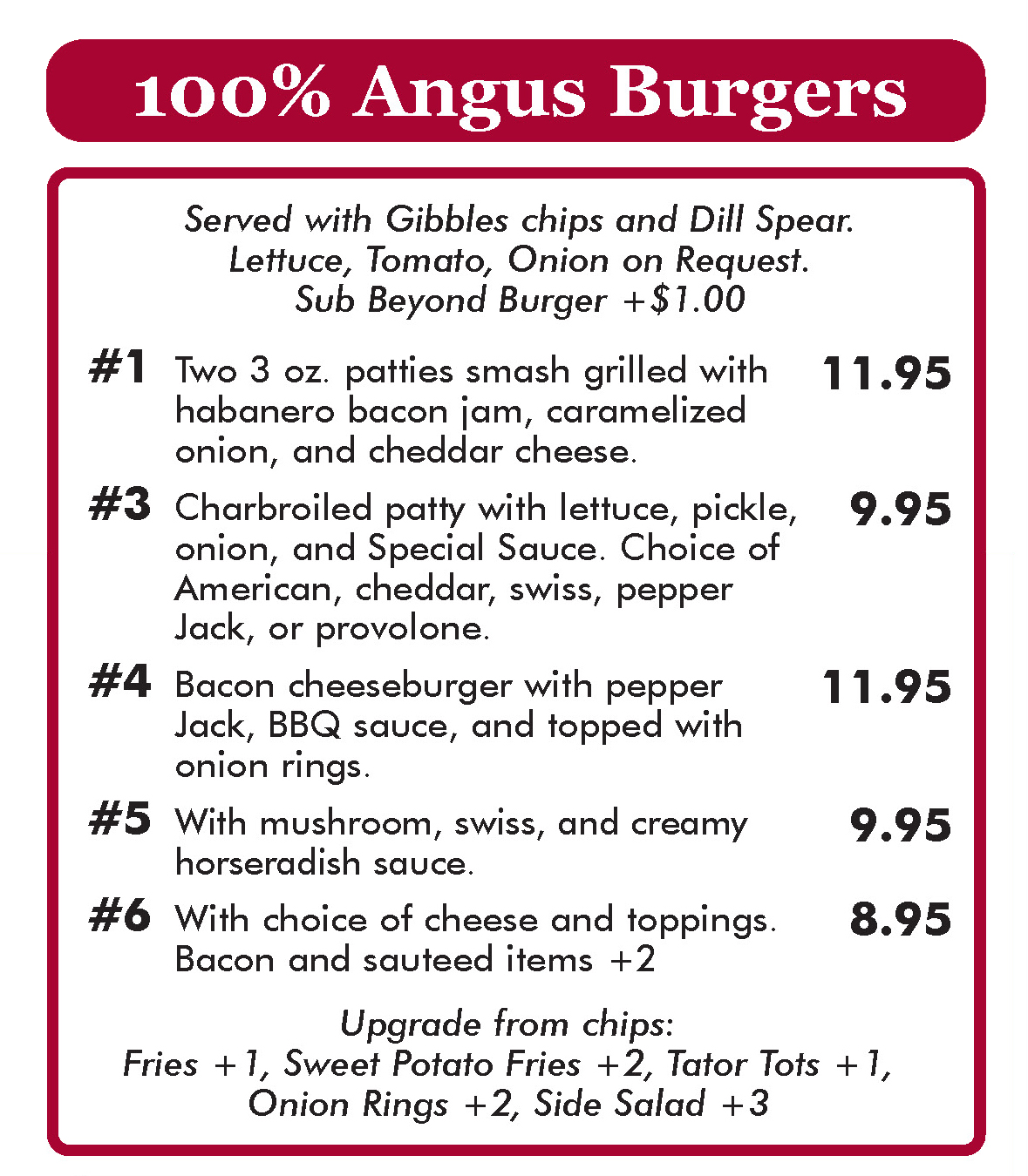 Dinner Burgers